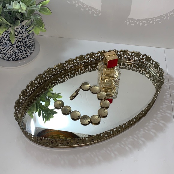 Vintage Accents Vintage Mirrored Vanity Tray Poshmark